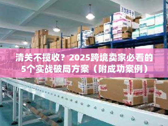 清关不揽收？2025跨境卖家必看的5个实战破局方案（附成功案例）