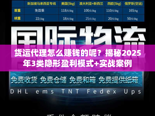 货运代理怎么赚钱的呢?揭秘2025年3类隐形盈利模式+实战案例 货运代理怎么赚钱的呢?揭秘2025年3类隐形盈利模式+实战案例