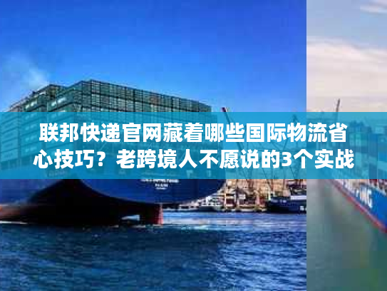 联邦快递官网藏着哪些国际物流省心技巧？老跨境人不愿说的3个实战秘密