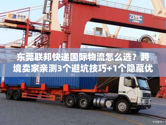 东莞联邦快递国际物流怎么选?跨境卖家亲测3个避坑技巧+1个隐藏优势 东莞联邦快递国际物流怎么选?跨境卖家亲测3个避坑技巧+1个隐藏优势