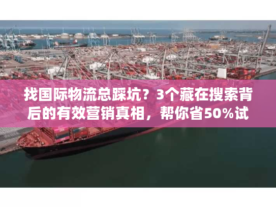 找国际物流总踩坑?3个藏在搜索背后的有效营销真相,帮你省50%试错成本 找国际物流总踩坑?3个藏在搜索背后的有效营销真相,帮你省50%试错成本