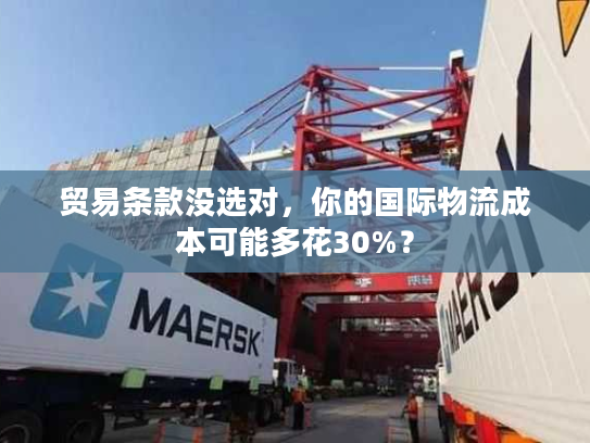 贸易条款没选对，你的国际物流成本可能多花30%？