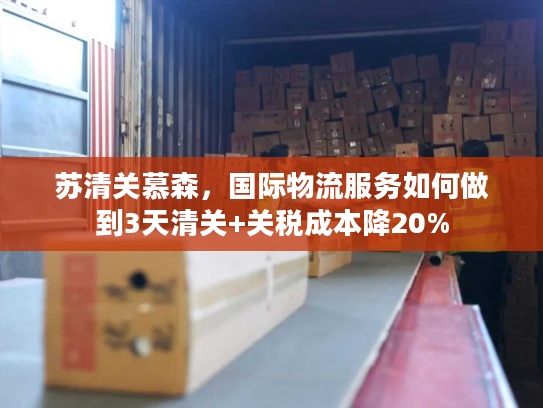苏清关慕森，国际物流服务如何做到3天清关+关税成本降20%