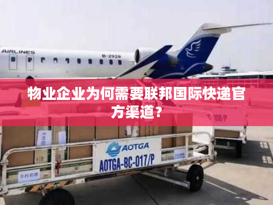 物业企业为何需要联邦国际快递官方渠道？