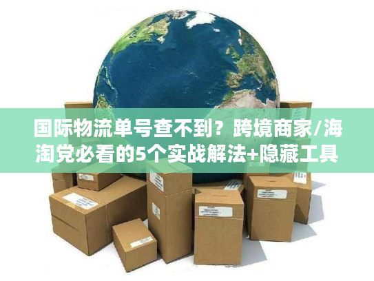 国际物流单号查不到？跨境商家/海淘党必看的5个实战解法+隐藏工具