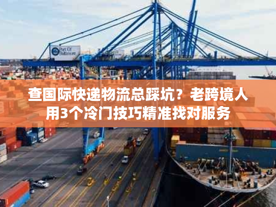 查国际快递物流总踩坑？老跨境人用3个冷门技巧精准找对服务