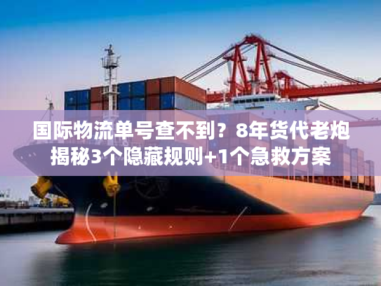国际物流单号查不到？8年货代老炮揭秘3个隐藏规则+1个急救方案