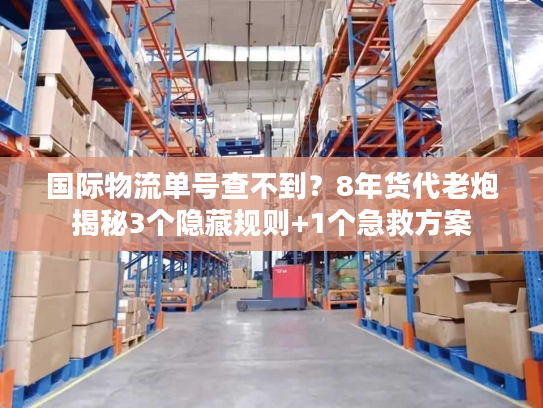 国际物流单号查不到？8年货代老炮揭秘3个隐藏规则+1个急救方案