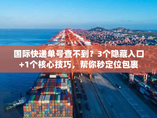 国际快递单号查不到？3个隐藏入口+1个核心技巧，帮你秒定位包裹