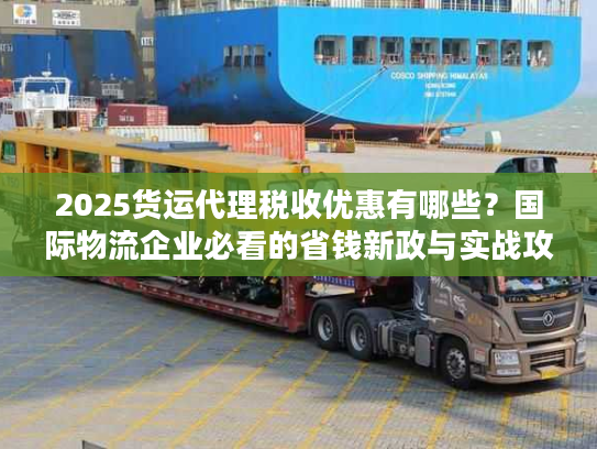 2025货运代理税收优惠有哪些？国际物流企业必看的省钱新政与实战攻略