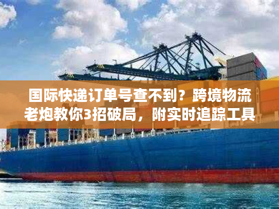 国际快递订单号查不到？跨境物流老炮教你3招破局，附实时追踪工具清单