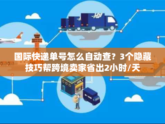 国际快递单号怎么自动查?3个隐藏技巧帮跨境卖家省出2小时/天 国际快递单号怎么自动查?3个隐藏技巧帮跨境卖家省出2小时/天
