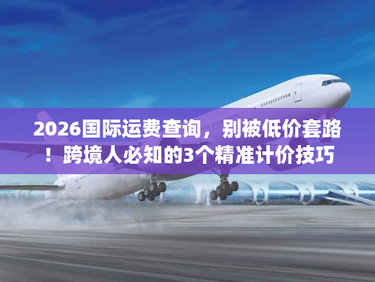 2026国际运费查询,别被低价套路!跨境人必知的3个精准计价技巧 2026国际运费查询,别被低价套路!跨境人必知的3个精准计价技巧