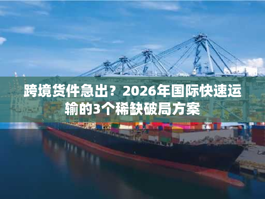 跨境货件急出?2026年国际快速运输的3个稀缺破局方案 跨境货件急出?2026年国际快速运输的3个稀缺破局方案