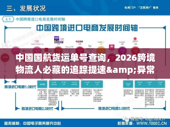 中国国航货运单号查询，2026跨境物流人必藏的追踪提速&异常排查秘籍