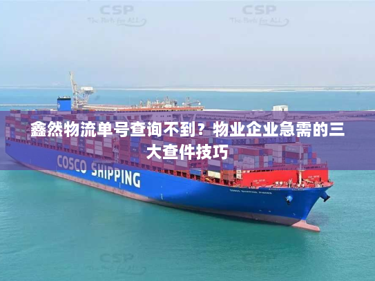 鑫然物流单号查询不到?物业企业急需的三大查件技巧 鑫然物流单号查询不到?物业企业急需的三大查件技巧