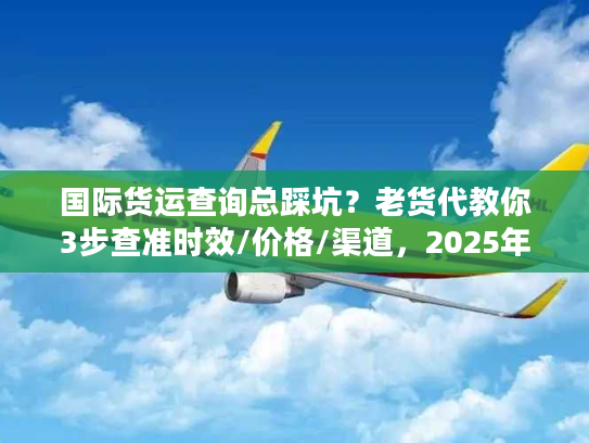 国际货运查询总踩坑？老货代教你3步查准时效/价格/渠道，2025年必看