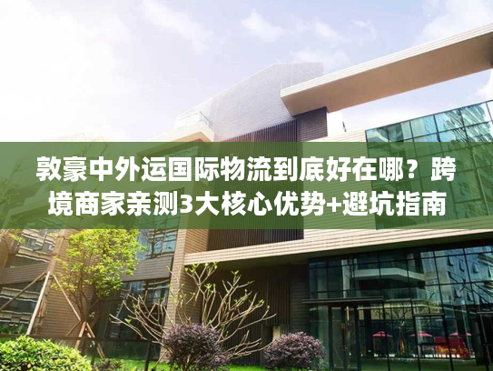 敦豪中外运国际物流到底好在哪？跨境商家亲测3大核心优势+避坑指南