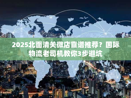 2025北面清关微店靠谱推荐？国际物流老司机教你3步避坑