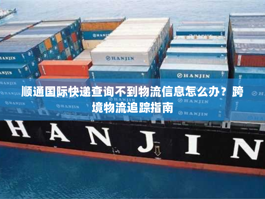 顺通国际快递查询不到物流信息怎么办?跨境物流追踪指南 顺通国际快递查询不到物流信息怎么办?跨境物流追踪指南