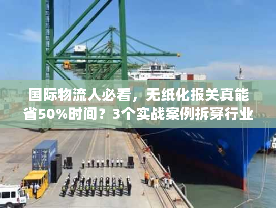 国际物流人必看，无纸化报关真能省50%时间？3个实战案例拆穿行业门道