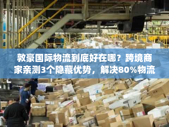 敦豪国际物流到底好在哪？跨境商家亲测3个隐藏优势，解决80%物流痛点