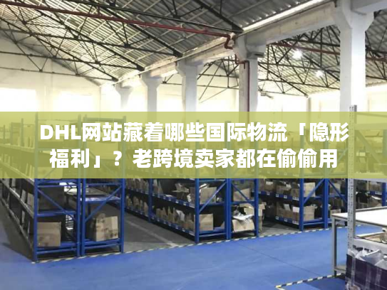 DHL网站藏着哪些国际物流「隐形福利」？老跨境卖家都在偷偷用
