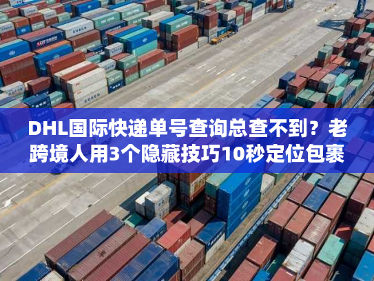 DHL国际快递单号查询总查不到？老跨境人用3个隐藏技巧10秒定位包裹