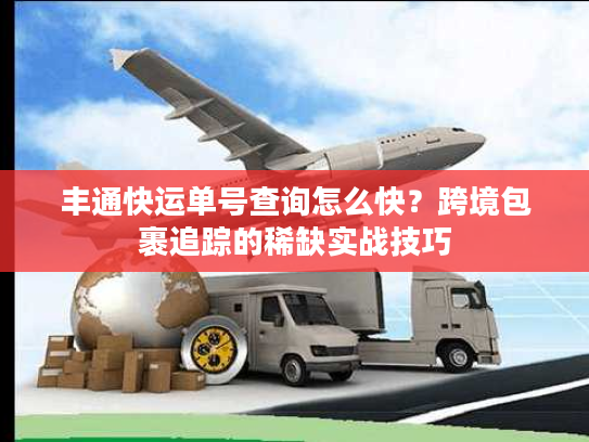 丰通快运单号查询怎么快？跨境包裹追踪的稀缺实战技巧