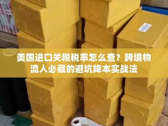 美国进口关税税率怎么查？跨境物流人必藏的避坑降本实战法