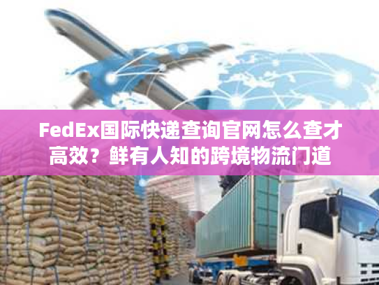FedEx国际快递查询官网怎么查才高效？鲜有人知的跨境物流门道