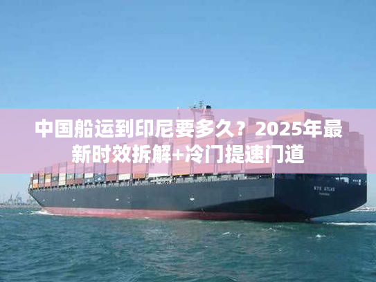 中国船运到印尼要多久？2025年最新时效拆解+冷门提速门道