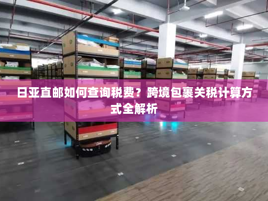 日亚直邮如何查询税费？跨境包裹关税计算方式全解析