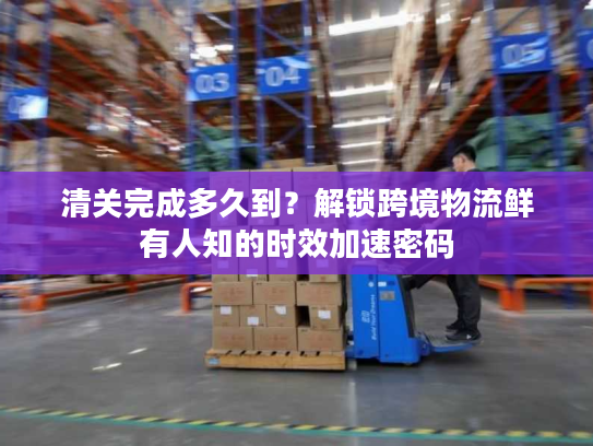 清关完成多久到?解锁跨境物流鲜有人知的时效加速密码 清关完成多久到?解锁跨境物流鲜有人知的时效加速密码