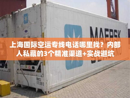 上海国际空运专线电话哪里找？内部人私藏的3个精准渠道+实战避坑