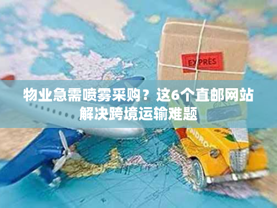 物业急需喷雾采购？这6个直邮网站解决跨境运输难题