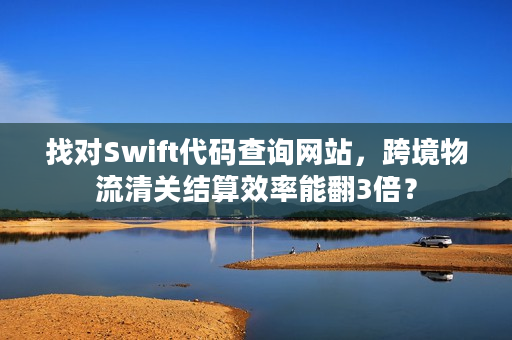 找对Swift代码查询网站，跨境物流清关结算效率能翻3倍？