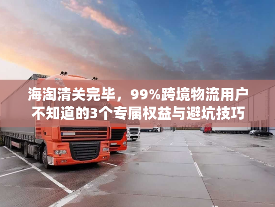 海淘清关完毕，99%跨境物流用户不知道的3个专属权益与避坑技巧