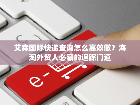 艾森国际快递查询怎么高效做?海淘外贸人必藏的追踪门道 艾森国际快递查询怎么高效做?海淘外贸人必藏的追踪门道