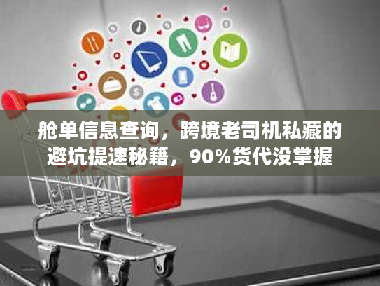舱单信息查询，跨境老司机私藏的避坑提速秘籍，90%货代没掌握