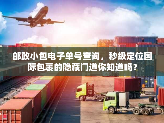邮政小包电子单号查询,秒级定位国际包裹的隐藏门道你知道吗? 邮政小包电子单号查询,秒级定位国际包裹的隐藏门道你知道吗?