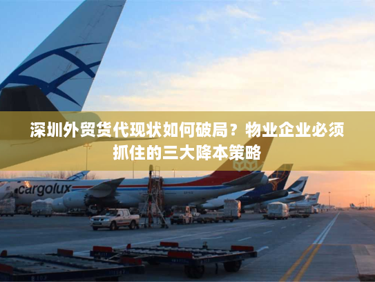 深圳外贸货代现状如何破局?物业企业必须抓住的三大降本策略 深圳外贸货代现状如何破局?物业企业必须抓住的三大降本策略