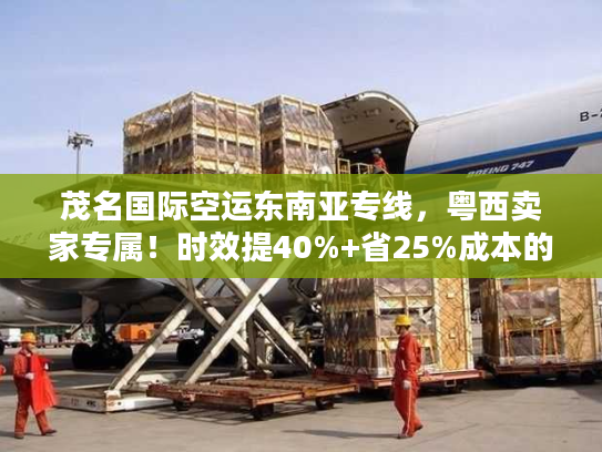 茂名国际空运东南亚专线，粤西卖家专属！时效提40%+省25%成本的稀缺路径？