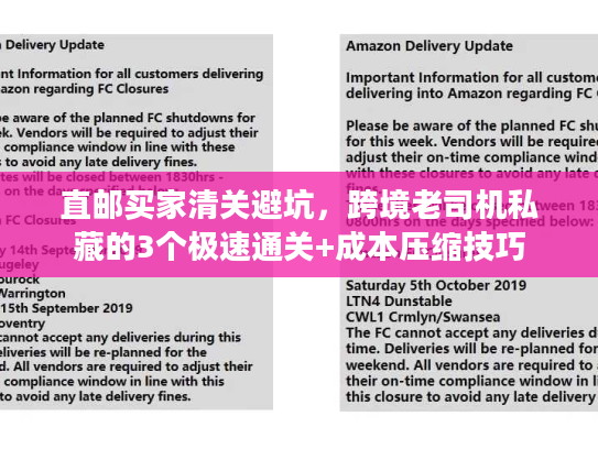 直邮买家清关避坑，跨境老司机私藏的3个极速通关+成本压缩技巧
