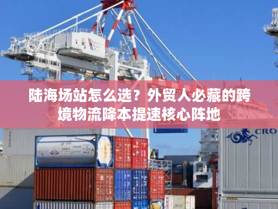 陆海场站怎么选？外贸人必藏的跨境物流降本提速核心阵地