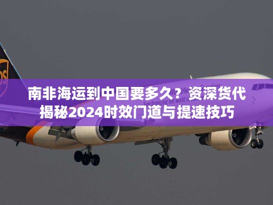 南非海运到中国要多久？资深货代揭秘2024时效门道与提速技巧