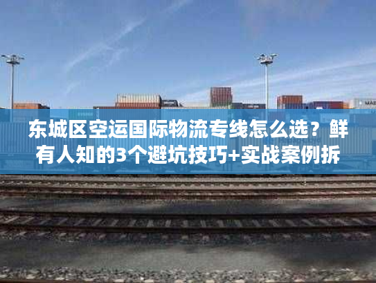 东城区空运国际物流专线怎么选？鲜有人知的3个避坑技巧+实战案例拆解