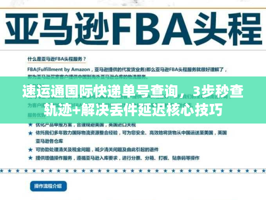 速运通国际快递单号查询，3步秒查轨迹+解决丢件延迟核心技巧