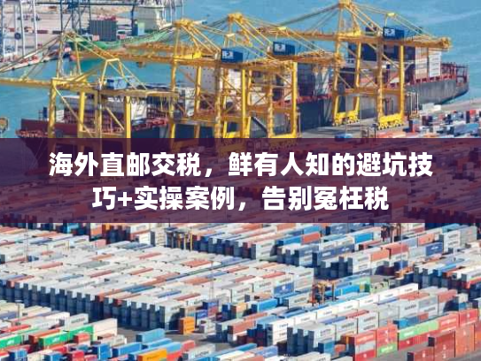 海外直邮交税，鲜有人知的避坑技巧+实操案例，告别冤枉税