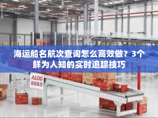 海运船名航次查询怎么高效做？3个鲜为人知的实时追踪技巧